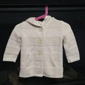 Baby Gap Hooded Knit Cardigan